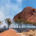 burning uluru...