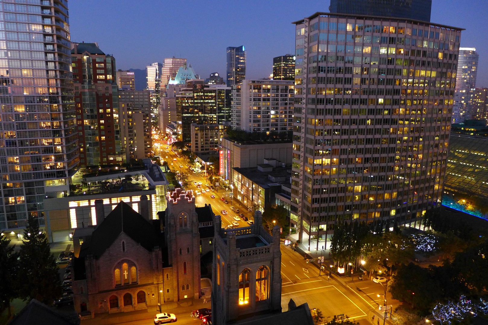 Burrard Street in Vancouver