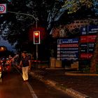 Bursa Türkei, aktive Stadt am Abend