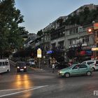 Bursa Türkei, aktive Stadt am Abend