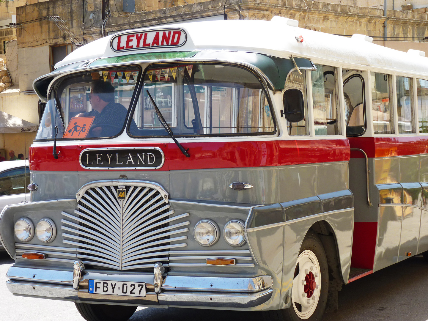 Bus auf der Insel Gozo