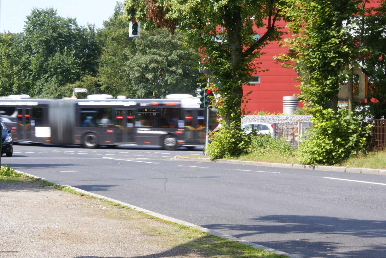 Bus in Bewegung