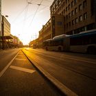 Bus in der Halderstraße