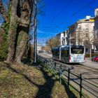 Bus in der Konrad-Adenauer-Allee