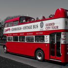 Bus in Edinburgh als Colorkey