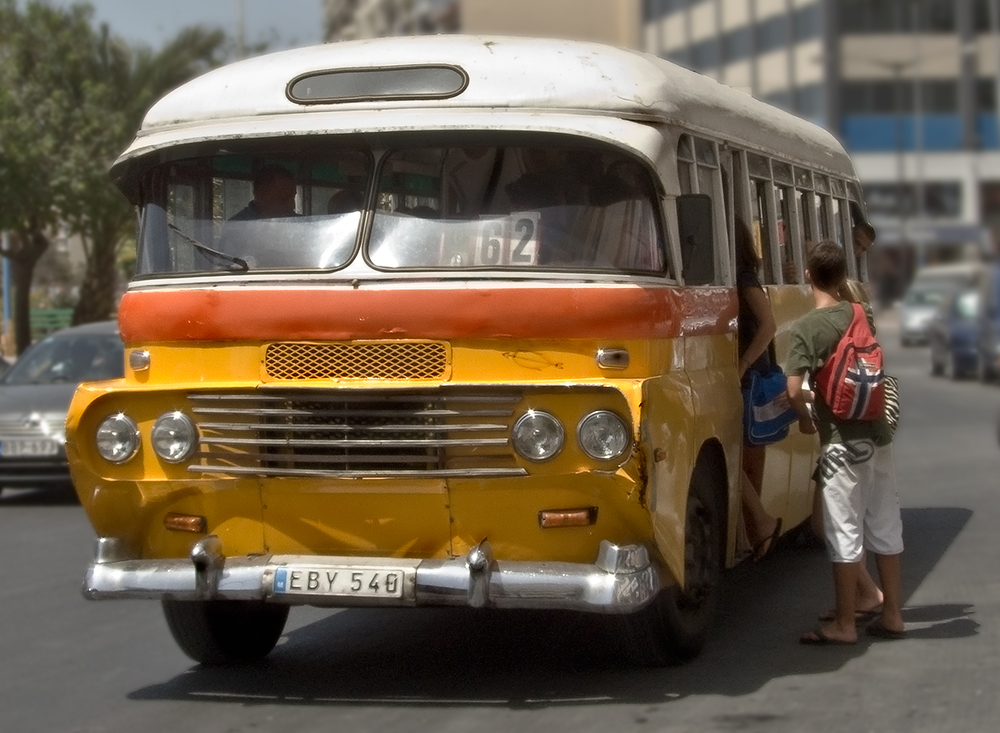 Bus in Malta
