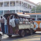 Bus in Yangon