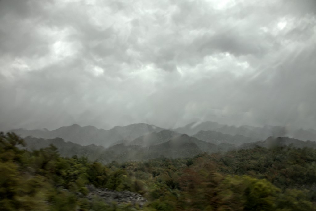 Bus ride through the storm