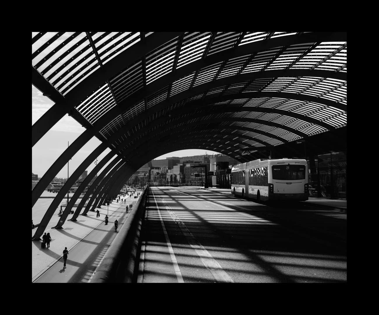 Bus station Amsterdam