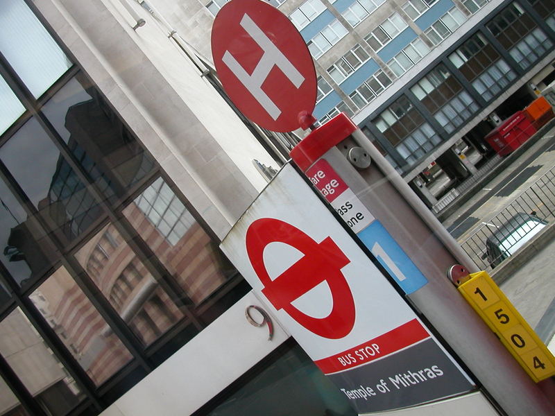 Bus Stop, Bank, London