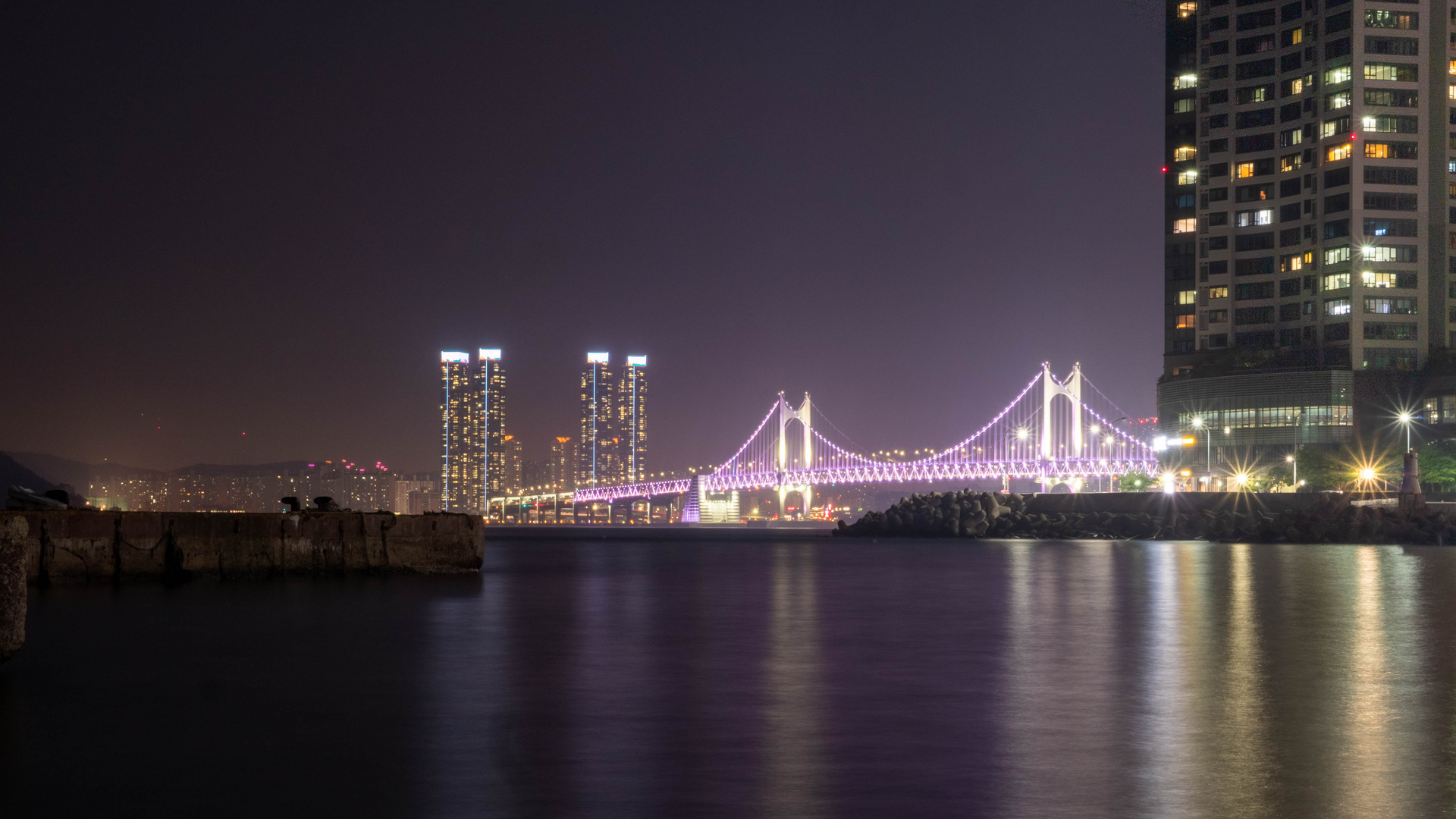 Busan Nachtspaziergang