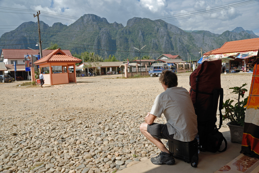 Busbahnhof in Vang Vieng