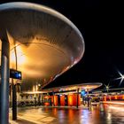 Busbahnhof Jena bei Nacht 1