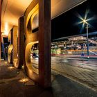 Busbahnhof Jena bei Nacht 2