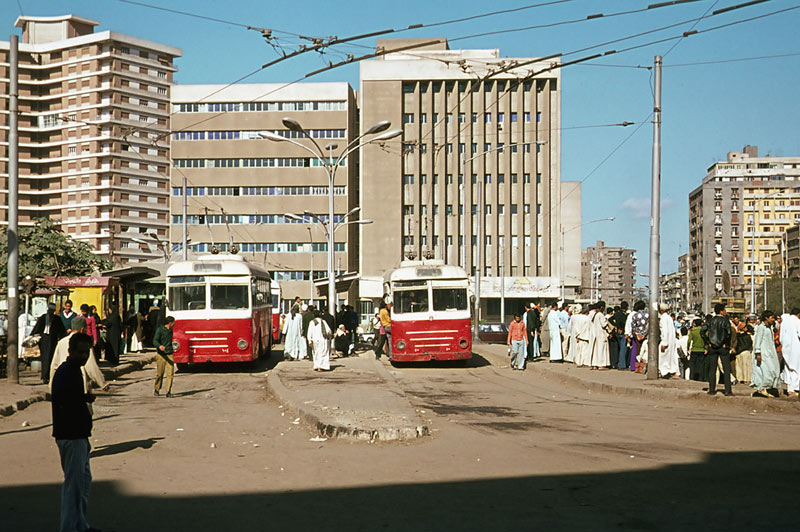 Busbahnhof, Kairo, 1975