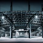 Busbahnhof Recklinghausen bei Nacht