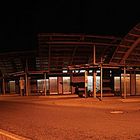 Busbahnhof Wernigerode in der Nacht