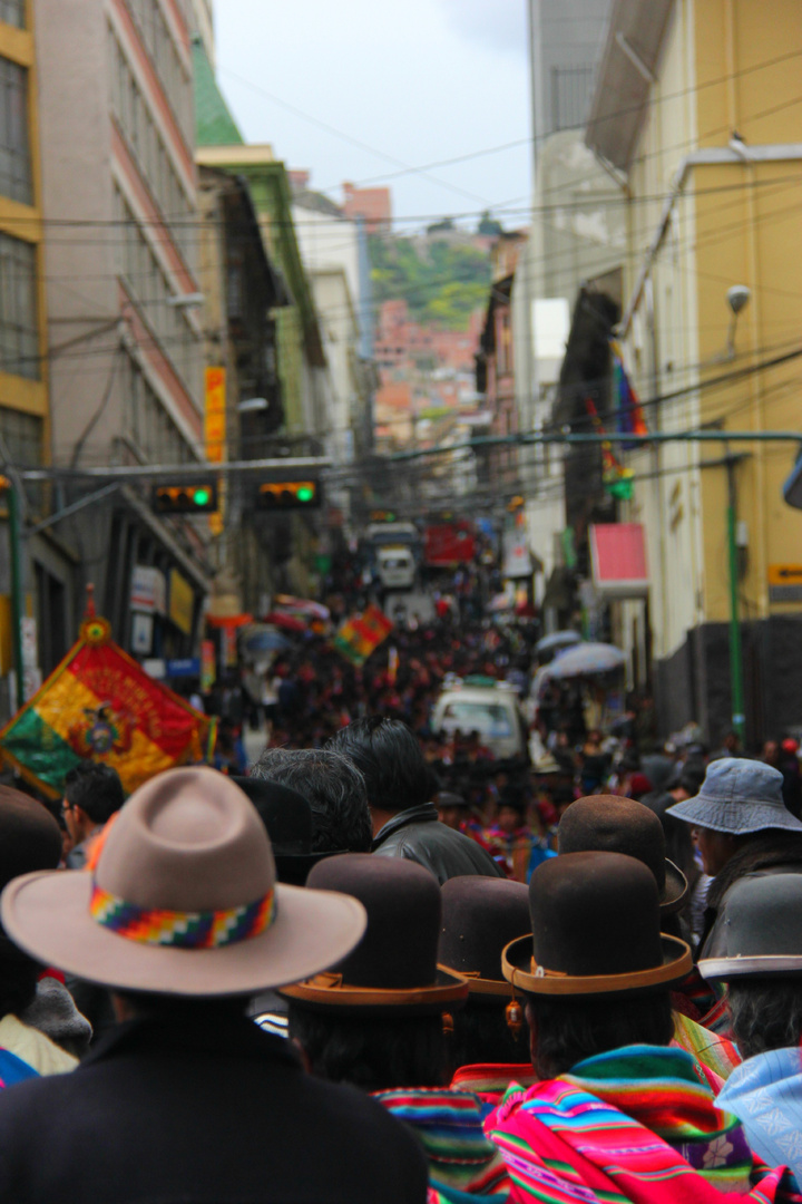 Buscando la cima en La Paz