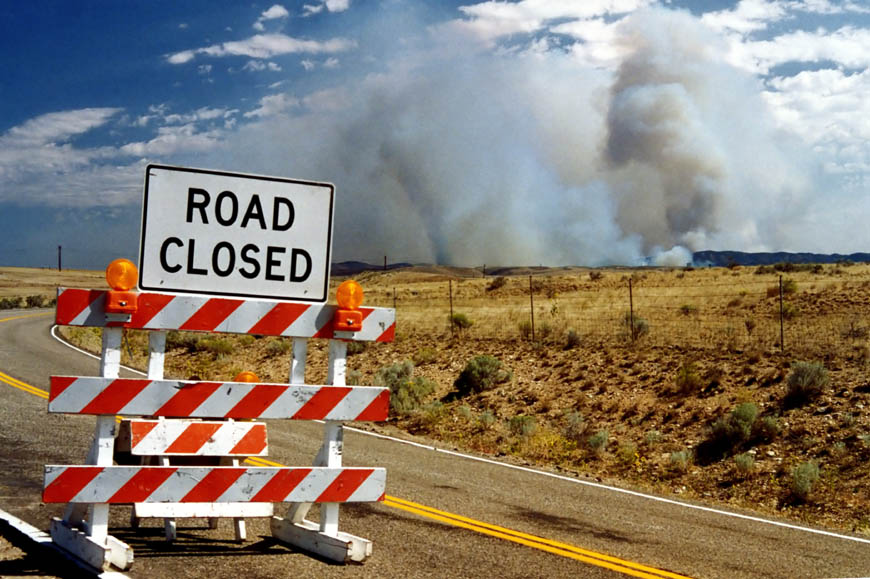 Buschbrand bei Boise, Idaho