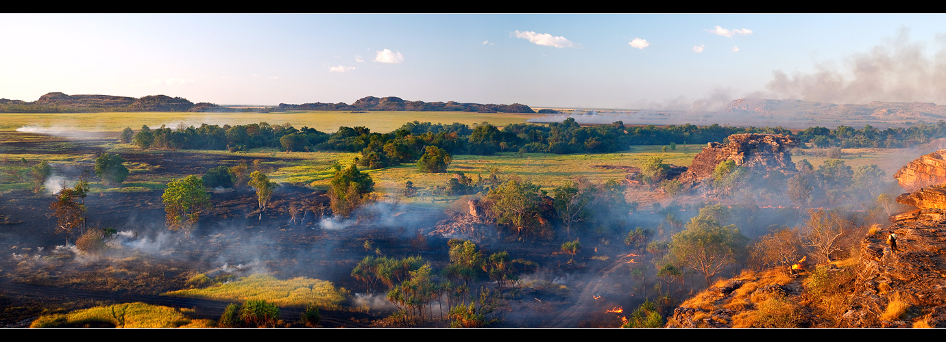 Buschfeuer am Ubirr