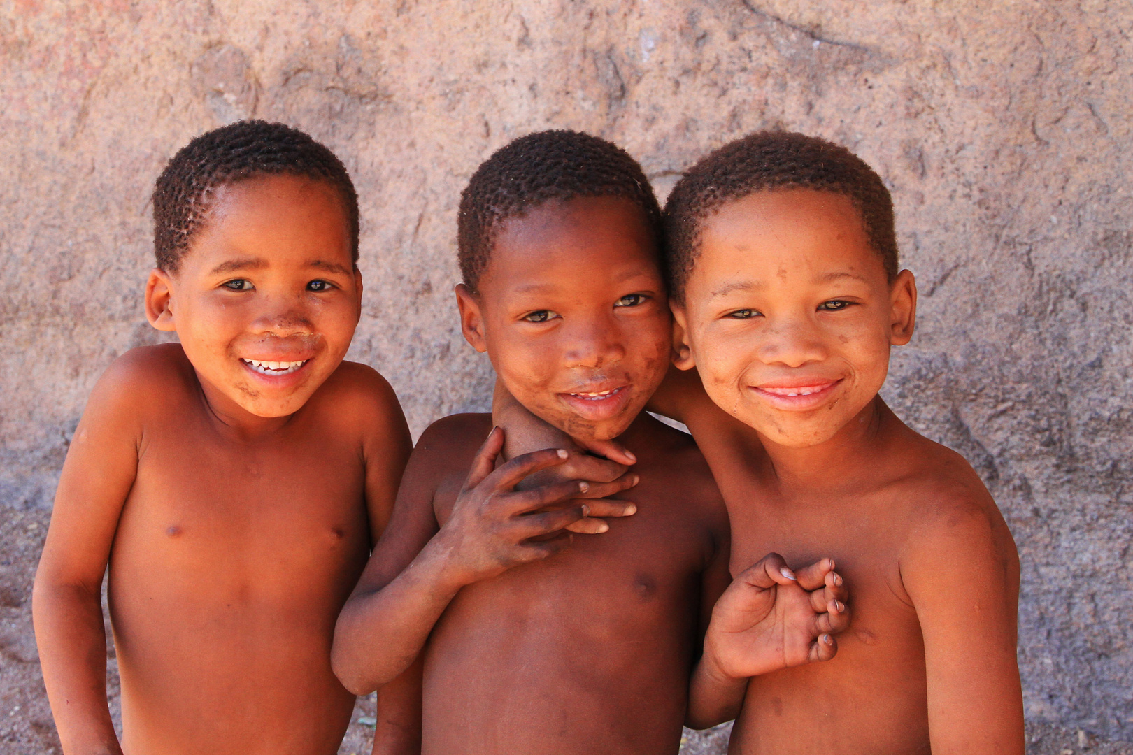 Buschmann-Kinder (San), Namibia