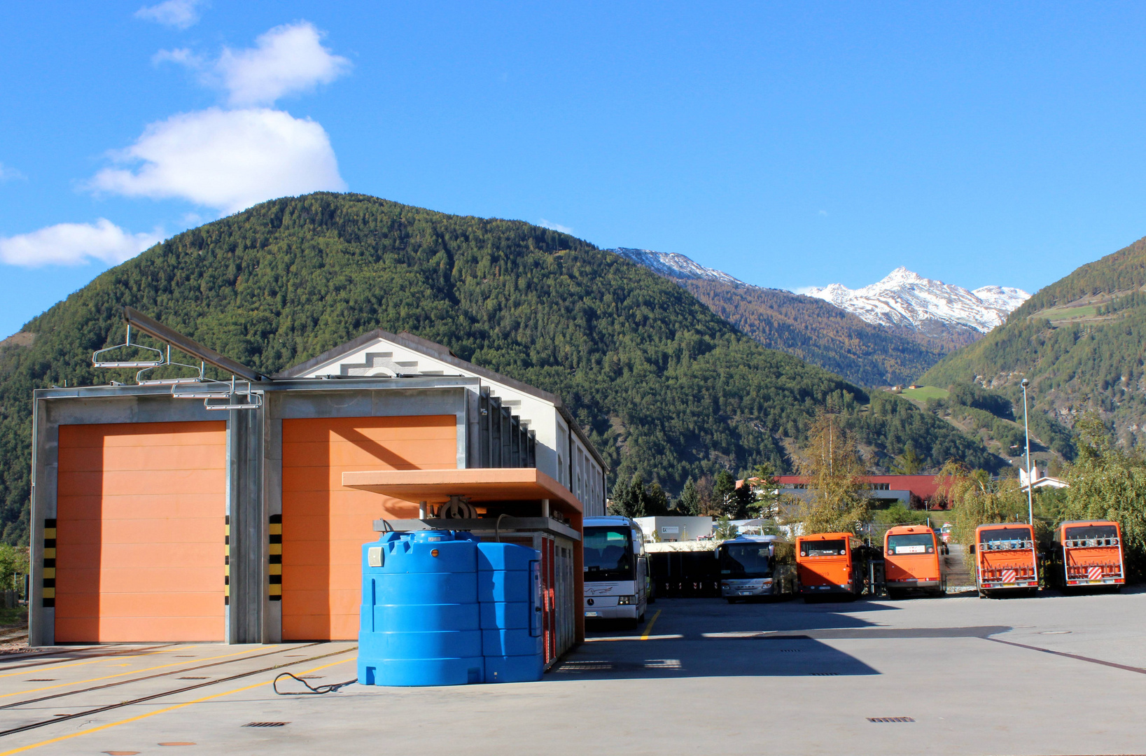 Busdepot in Mals Vinschgau ...