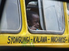 Busfahrt in Nairobi/Kenya2006