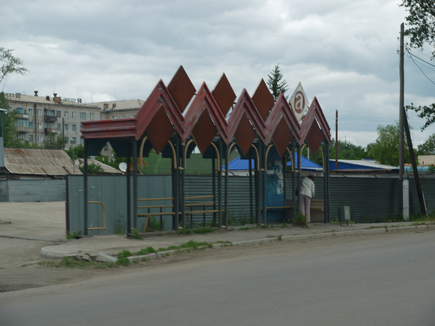 Bushaltestelle in Shchuchinsk