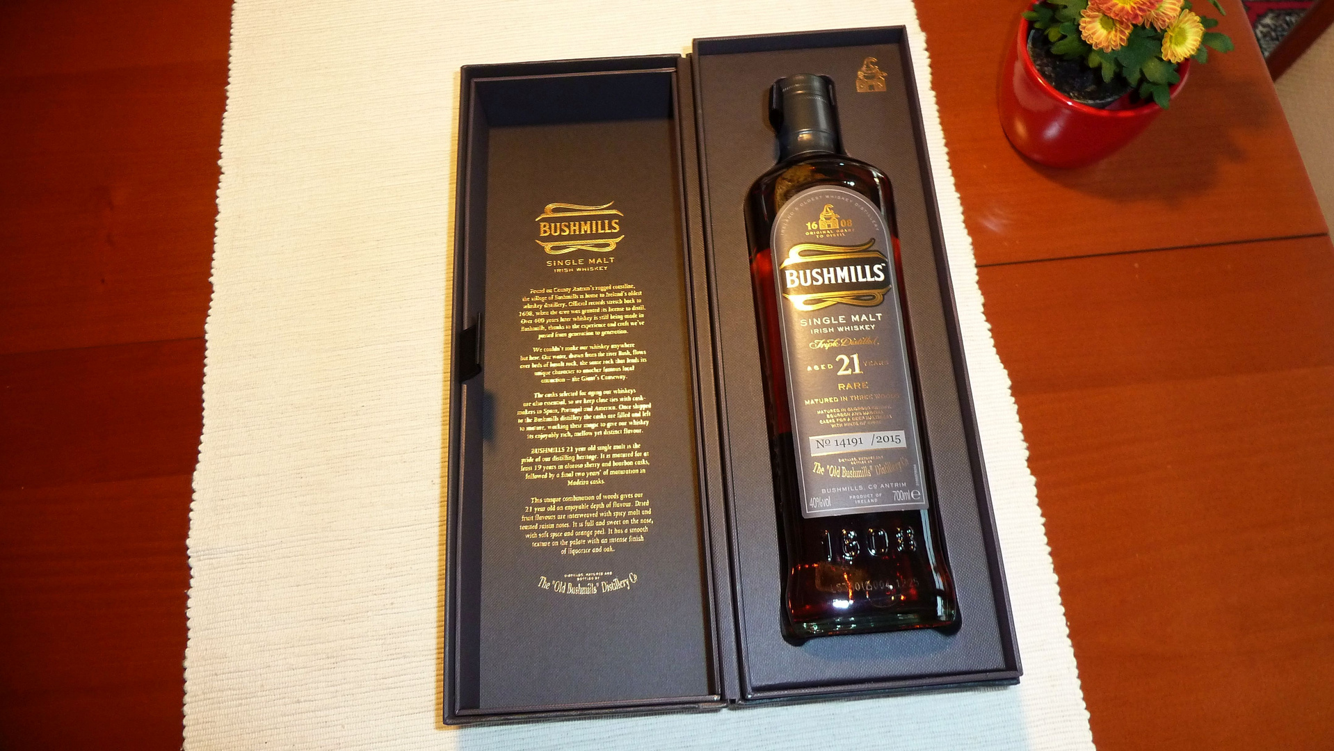 Bushmills Whiskey - 21 Years old