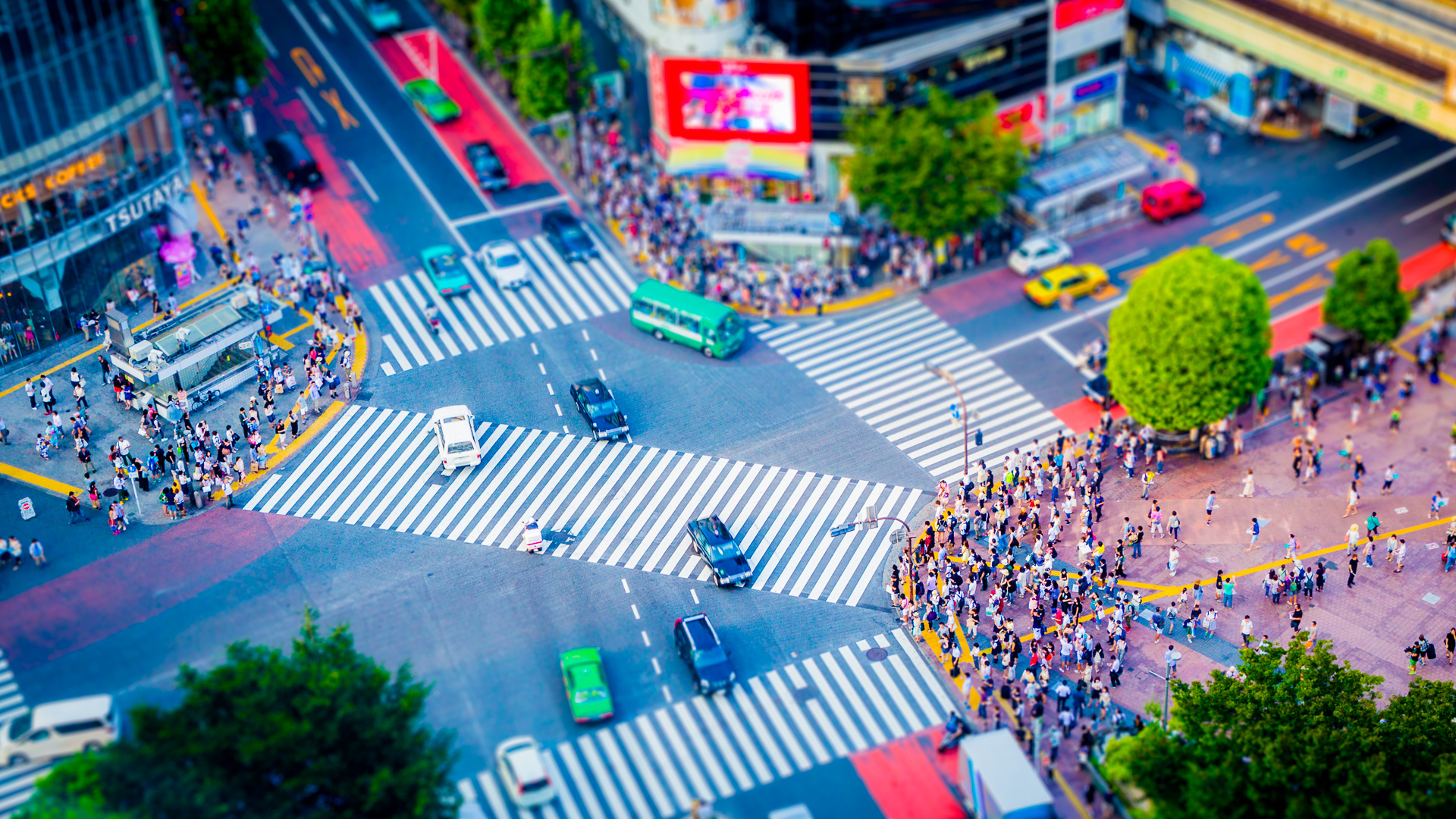 Busiest pedestrian crossing in the World