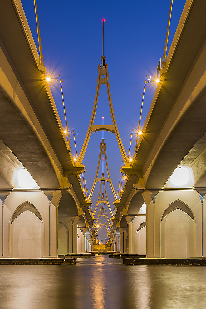 Business Bay Bridge.