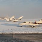 Businessjet Parade in Düsseldorf