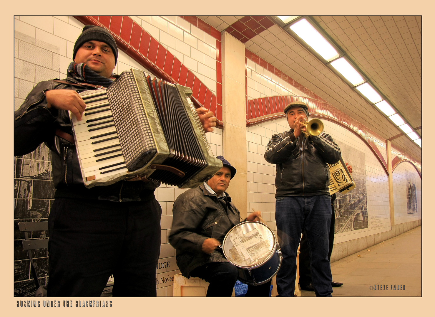 Busking Under The Blackfriars