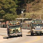 Busrennen auf der PANAMERICA in Guatemala