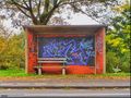 Busstop 2 (Hünxe-Krudenburg an der Lippe, Niederrhein) von Karl - M. Primbs