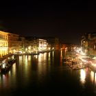 "Busstrecke" in Venedig bei Nacht