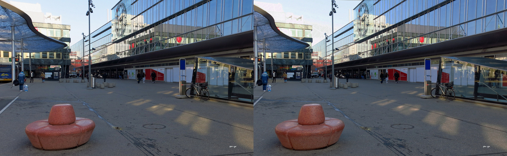 Busterminal - Bahnhof Aarau - Kreuzblick Stereos 