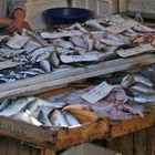 Busy day at the fish shop in Aegina city