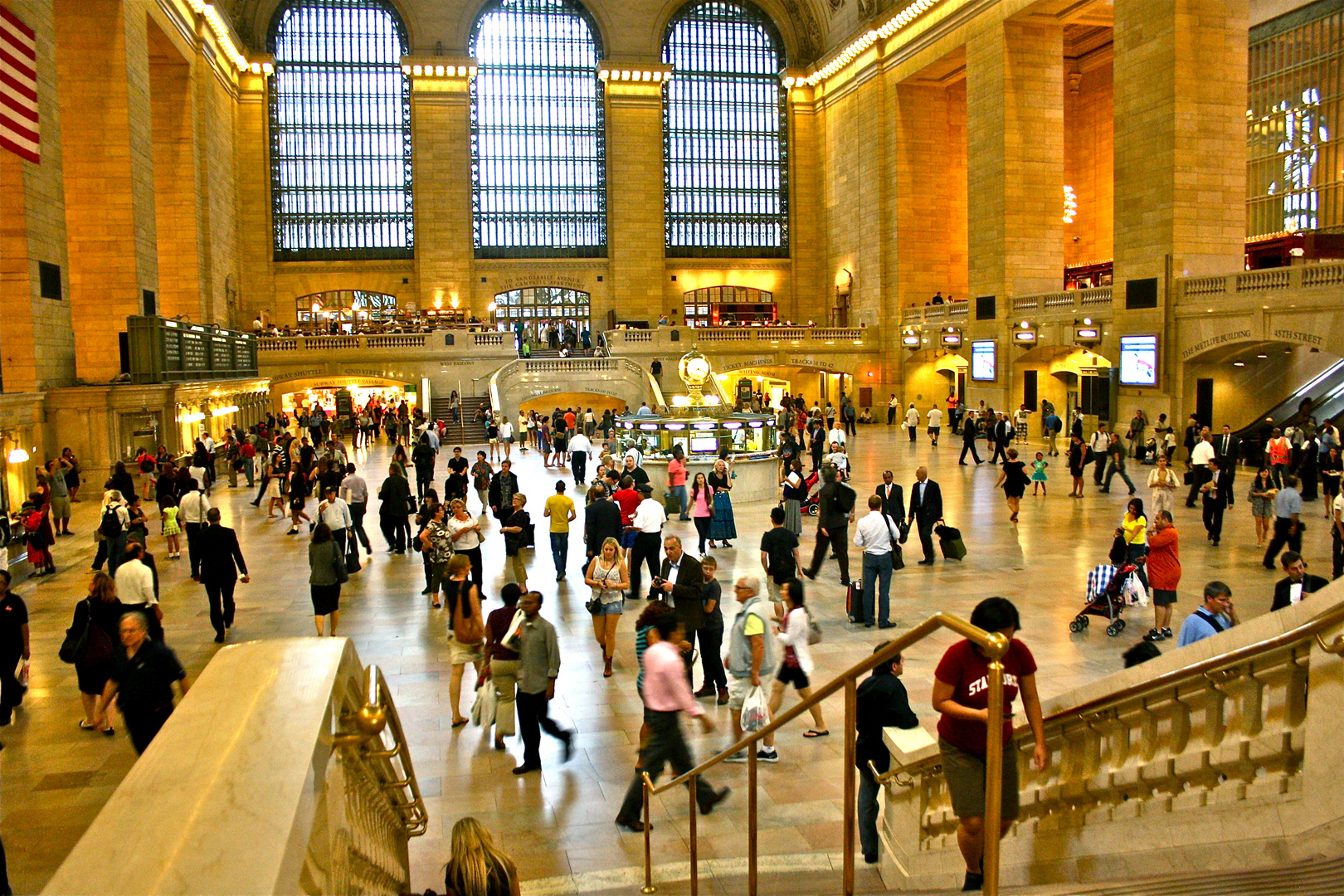 Busy Grand Central Terminal New York