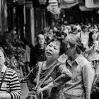 busy old town market