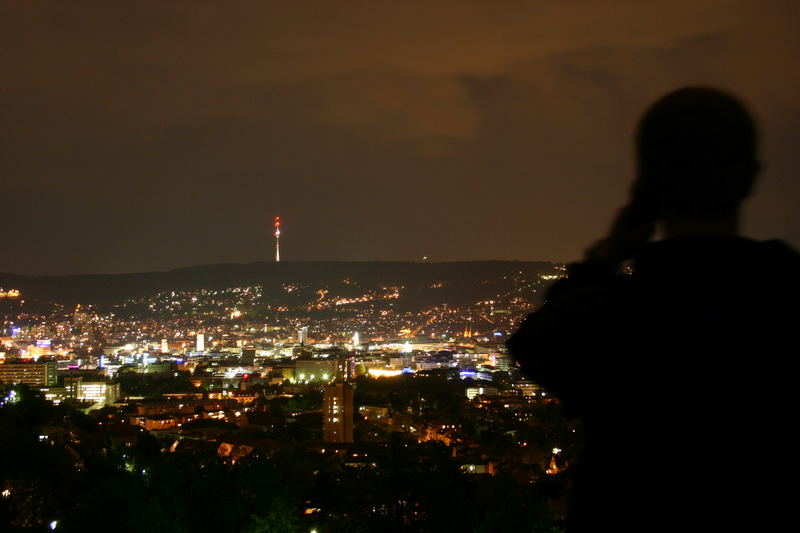 Busy Stuttgart by Night