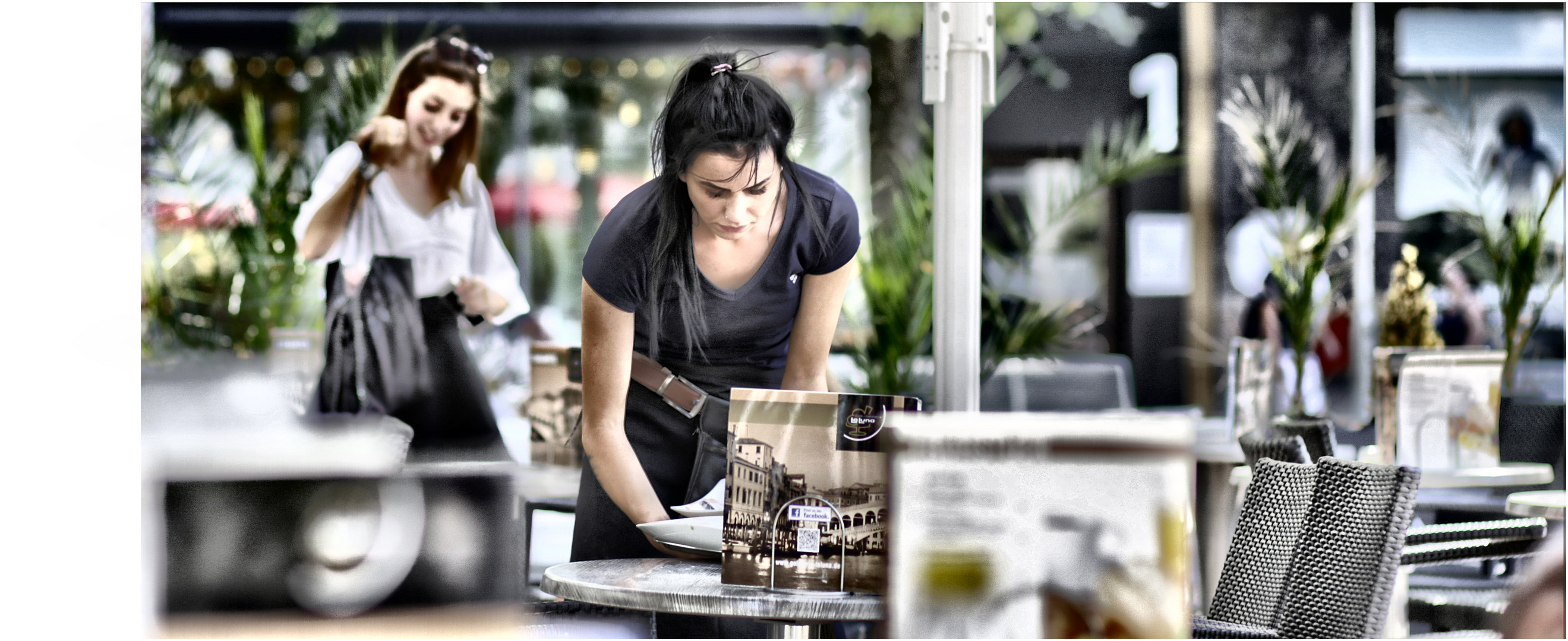 Busy Waitress