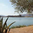 Butrint / Albanien: Blick zur Triangelfestung (Venezianische Festung) im Butrint-See