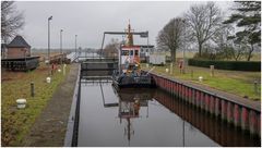 Butt in der Schleuse