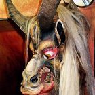 "buttenmandl"- mask to frighten the winter demons from Berchtesgaden, eastern Bavarian Alps