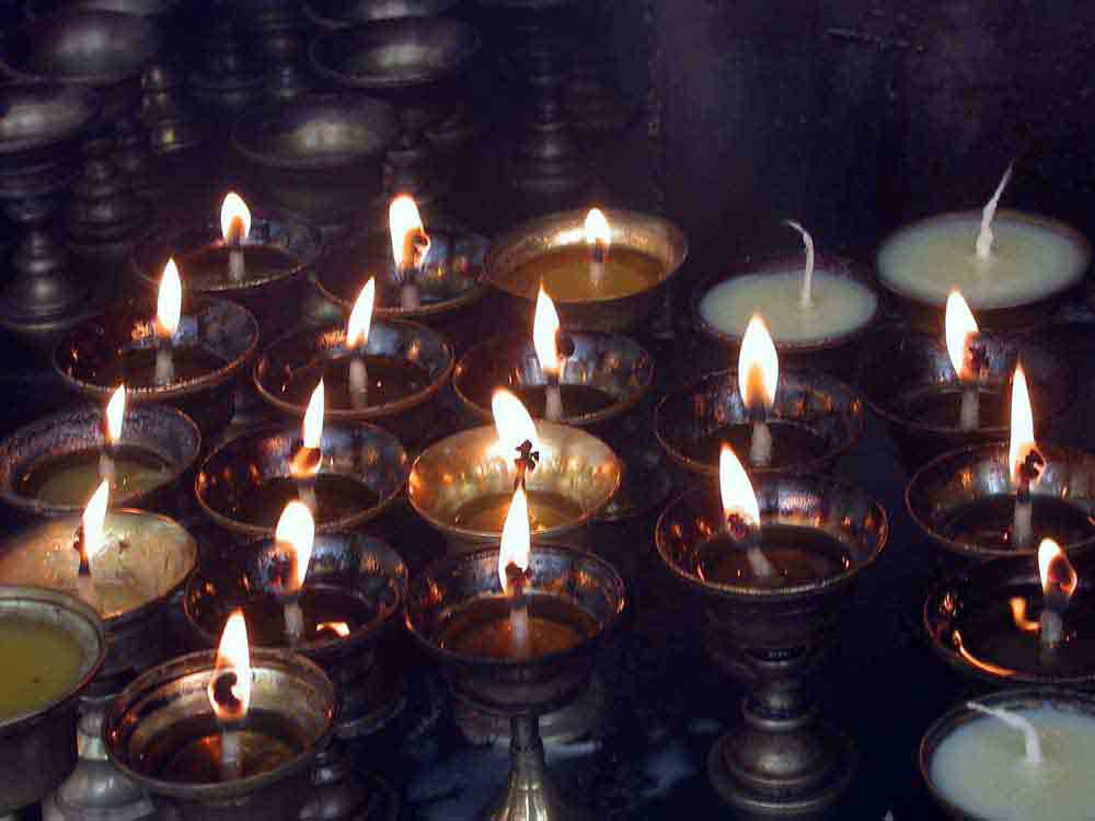 butter lamps