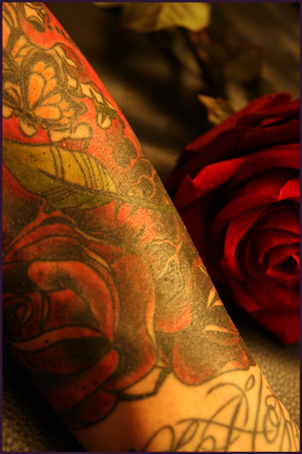 butterfly ink n´ roses