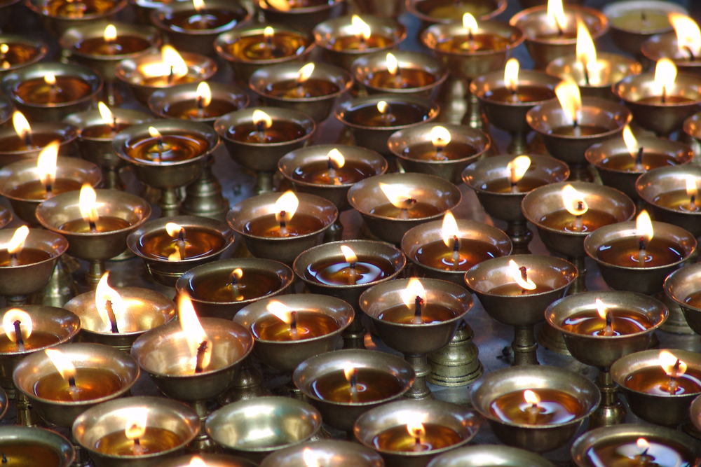 Butterlämpchen, Kathmadu - Nepal