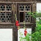 Butzenfenster im Fachwerk