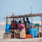 Buvette au bout du monde à Danushkodi, pointe sud de l'île de Rameshwaram